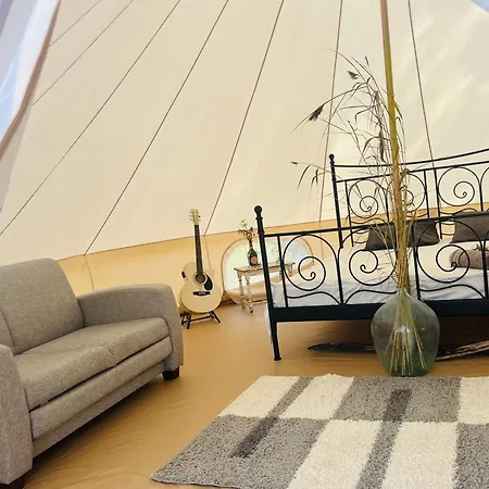 Private Sunset Off-grid Tent With Outdoor Wc And Cold Shower Luxuszelt *
